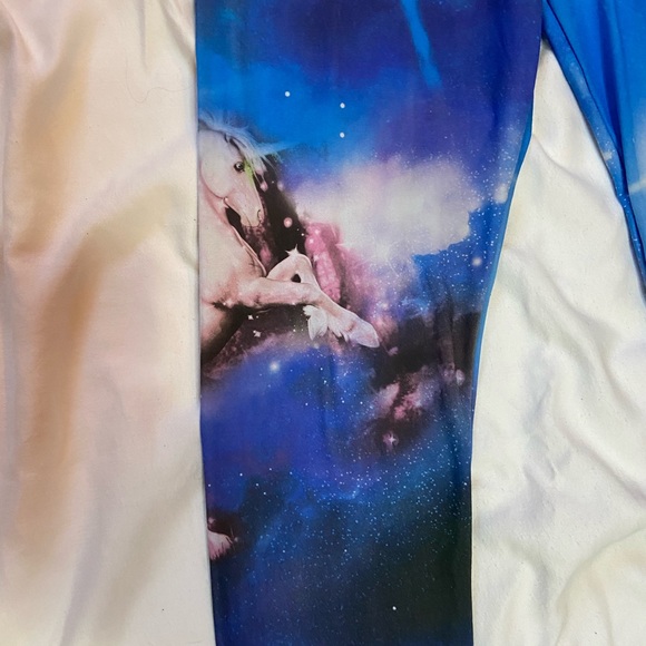 Unicorn Leggings Size L - Picture 2 of 8